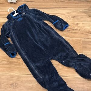 The North Face Dark Blue Infant Onesie